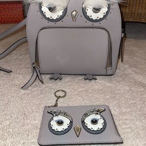 Kate Spade owl bag and wallet